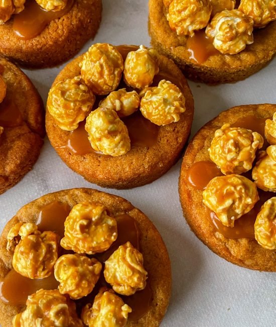 Cookies caramel popcorn